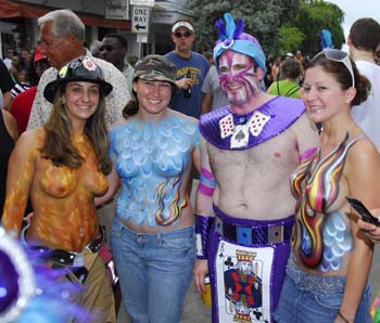 Body Painting 2007 photo - Duval Street, Key West